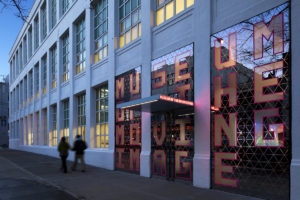 Front entrance of the Museum of the Moving Image